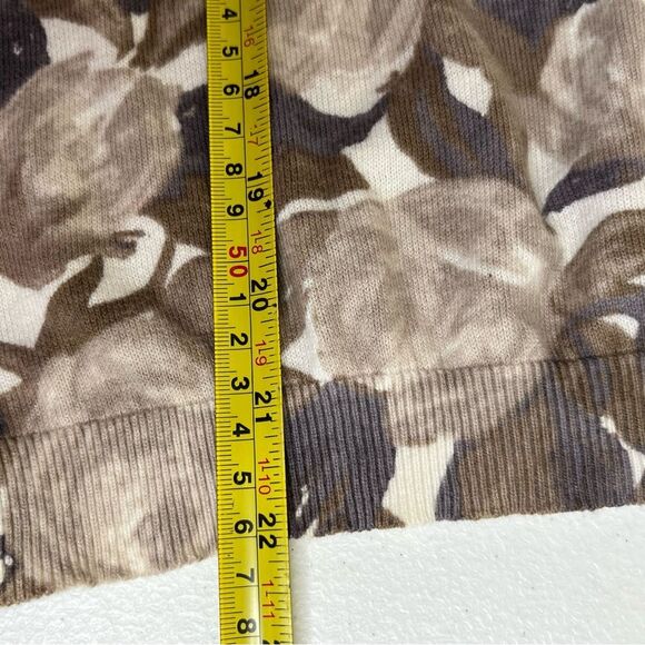 Banana Republic Mad Men Rose Button Up Cardigan Oxide Grey Neutrals Women Medium - Picture 12 of 13